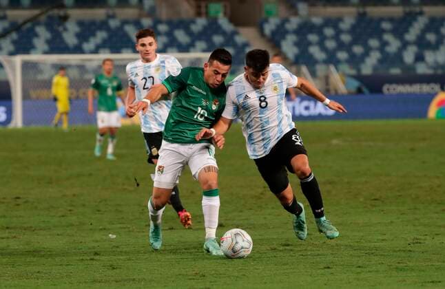 Football, Copa America, Bolivia - Argentina