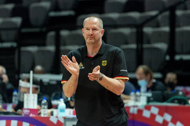 Basketball Split 29 06 2021 Olympic Qualification FIBA Olympic Qualifying Tournament 2020 Group Stage, Group A Germany GER Mexico MEX Henrik Rödl Germany, national coach Rodl Roedl