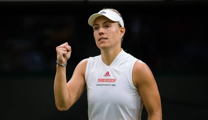 Mandatory Credit: Photo by Rob Prange Shutterstock (12173634dn) Angelique Kerber of Germany in action during the first round of the 2021 Wimbledon Championships Grand Slam tennis tournament Wimbledon Tennis Championships, Day 2, The All England Lawn Tennis and Croquet Club, London, UK - 29 Jun 2021 Wimbledon Tennis Championships, Day 2, The All England Lawn Tennis and Croquet Club, London, UK - 29 Jun 2021  Copyright: xRobxPrange Shutterstockx 12173634dn