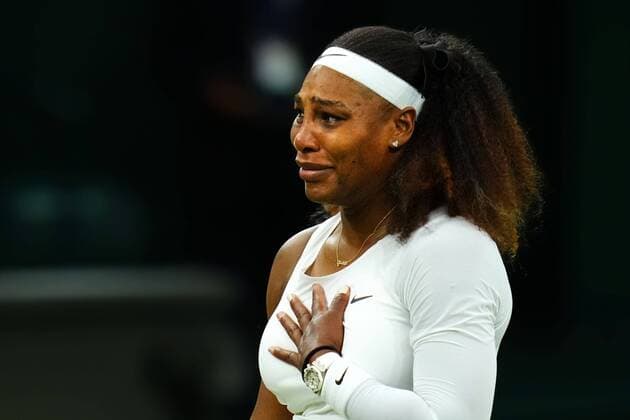 Mandatory Credit: Photo by Javier Garcia BPI Shutterstock (12173633on) Serena Williams is forced to retire hurt in her first round match Wimbledon Tennis Championships, Day 2, The All England Lawn Tennis and Croquet Club, London, UK - 29 Jun 2021 Wimbledon Tennis Championships, Day 2, The All England Lawn Tennis and Croquet Club, London, UK - 29 Jun 2021  Copyright: xJavierxGarcia BPI Shutterstockx 12173633on