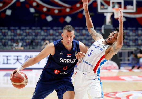 Basketball, Olympic Qualifier, Dominican Republic - Serbia