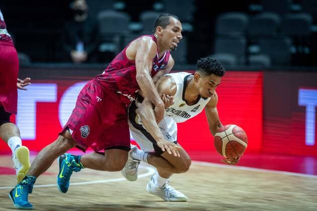Basketball Split 29 06 2021 Olympic Qualification FIBA Olympic Qualifying Tournament 2020 Group Stage, Group A Germany GER Mexico MEX Maodo Lo Germany, No 04 Paul Stoll Mexico, No 04 li