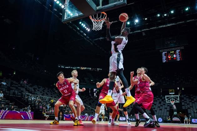 Basketball Split 29 06 2021 Olympic Qualification FIBA Olympic Qualifying Tournament 2020 Group Stage, Group A Germany GER Mexico MEX Isaac Bonga Germany, No 00
