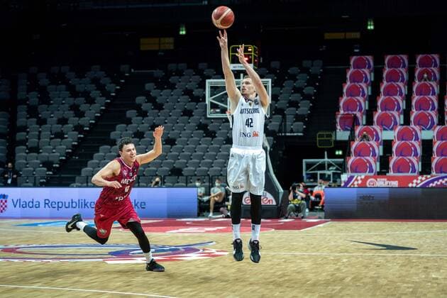 Basketball Split 29 06 2021 Olympic Qualification FIBA Olympic Qualifying Tournament 2020 Group Stage, Group A Germany GER Mexico MEX Andreas Obst Germany, No 42