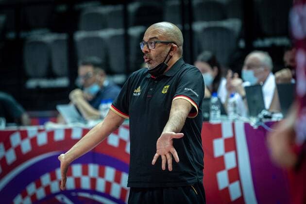 Basketball Split 29 06 2021 Olympic Qualification FIBA Olympic Qualifying Tournament 2020 Group Stage, Group A Germany GER Mexico MEX Roy Rana Assistant Coach Germany