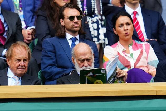 Mandatory Credit: Photo by Javier Garcia BPI Shutterstock (12189891ar) Prince Michael of Kent in the Royal Box Wimbledon Tennis Championships, Day 3, The All England Lawn Tennis and Croquet Club, London, UK - 30 Jun 2021 Wimbledon Tennis Championships, Day 3, The All England Lawn Tennis and Croquet Club, London, UK - 30 Jun 2021  Copyright: xJavierxGarcia BPI Shutterstockx 12189891ar