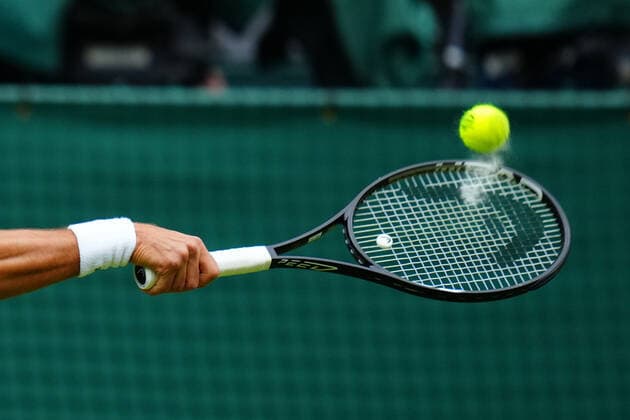 Mandatory Credit: Photo by Javier Garcia BPI Shutterstock (12189891df) Novak Djokovic during his second round match Wimbledon Tennis Championships, Day 3, The All England Lawn Tennis and Croquet Club, London, UK - 30 Jun 2021 Wimbledon Tennis Championships, Day 3, The All England Lawn Tennis and Croquet Club, London, UK - 30 Jun 2021  Copyright: xJavierxGarcia BPI Shutterstockx 12189891df