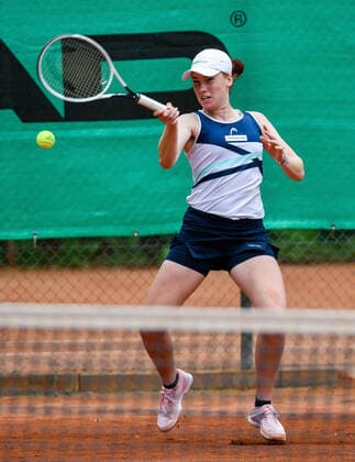 30.06.2021, xpsx, Tennis Head Cup Bruchköbel 2021 - ITF Turnier v.l. Ella Seidel (GER) Bruchköbel Hessen Deutschland (DEU)