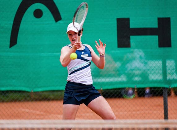 30.06.2021, xpsx, Tennis Head Cup Bruchköbel 2021 - ITF Turnier v.l. Ella Seidel (GER) Bruchköbel Hessen Deutschland (DEU)