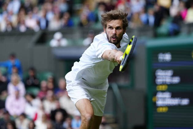 Mandatory Credit: Photo by Shutterstock (12190134db) Oscar Otte during his second round match Wimbledon Tennis Championships, Day 3, The All England Lawn Tennis and Croquet Club, London, UK - 30 Jun 2021 Wimbledon Tennis Championships, Day 3, The All England Lawn Tennis and Croquet Club, London, UK - 30 Jun 2021  Copyright: xShutterstockx 12190134db
