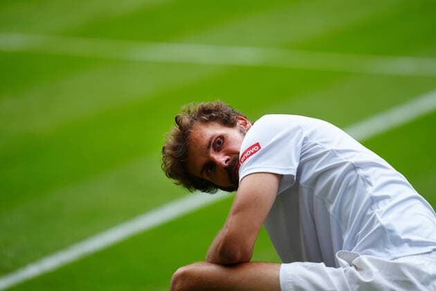 Mandatory Credit: Photo by Javier Garcia BPI Shutterstock (12189891jq) Oscar Otte during his second round match Wimbledon Tennis Championships, Day 3, The All England Lawn Tennis and Croquet Club, London, UK - 30 Jun 2021 Wimbledon Tennis Championships, Day 3, The All England Lawn Tennis and Croquet Club, London, UK - 30 Jun 2021  Copyright: xJavierxGarcia BPI Shutterstockx 12189891jq