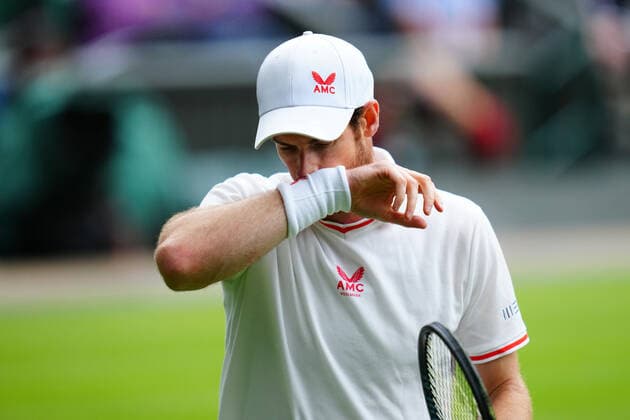Mandatory Credit: Photo by Javier Garcia BPI Shutterstock (12189891jr) Andy Murray during his second round match Wimbledon Tennis Championships, Day 3, The All England Lawn Tennis and Croquet Club, London, UK - 30 Jun 2021 Wimbledon Tennis Championships, Day 3, The All England Lawn Tennis and Croquet Club, London, UK - 30 Jun 2021  Copyright: xJavierxGarcia BPI Shutterstockx 12189891jr