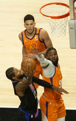 June 30, 2021, LOS ANGELES, CALIFORNIA, UNITED STATES OF AMERICA: The Los Angeles Clippers during the Western Conference Finals, Game 6 of the 2021 NBA, Basketball Herren, USA Playoffs against the Phoenix Suns on Wednesday June 30, 2021, at the Staples Center in Los Angeles, California. PHILLIP KIM PI LOS ANGELES UNITED STATES OF AMERICA - ZUMAa60_ 20210630_zaf_a60_003 Copyright: xPhillipxKim Pix