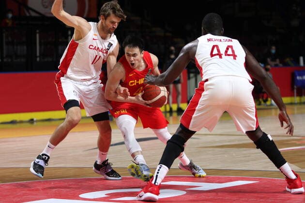 Basketball, Olympic Qualifier, Canada - China