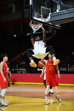 June 30, 2021, Victoria, BC, Canada: Luguentz Dort of the Canadian Men s Olympic Basketball team in action at the FIBA Olympic Qualifying Tournament at the Save-On-Foods Memorial Centre in Victoria, BC, Canada. Victoria Canada - ZUMAm115 20210630_zap_m115_024 Copyright: xMikexMastrandreax