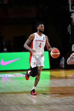 June 30, 2021, Victoria, BC, Canada: Nickeil Alexander-Walker of the Canadian Men s Olympic Basketball team in action at the FIBA Olympic Qualifying Tournament at the Save-On-Foods Memorial Centre in Victoria, BC, Canada. Victoria Canada - ZUMAm115 20210630_zap_m115_025 Copyright: xMikexMastrandreax
