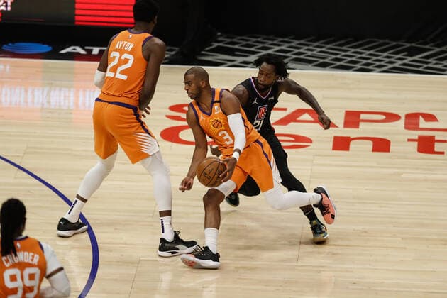 Basketball, NBA, Playoffs, Los Angeles Clippers - Phoenix Suns