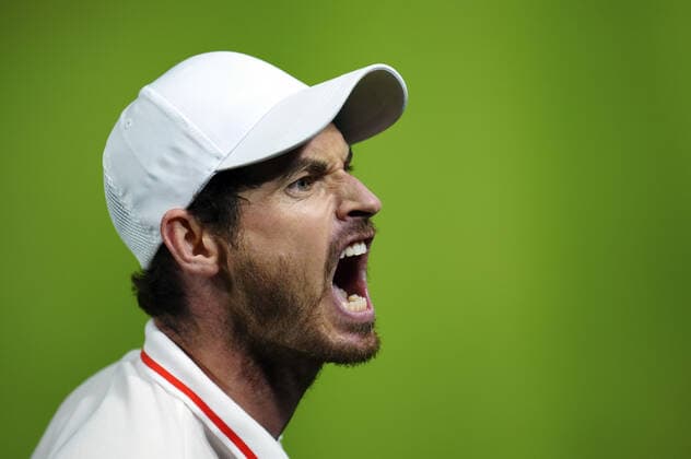 Mandatory Credit: Photo by Javier Garcia BPI Shutterstock (12189891si) Andy Murray during his second round match Wimbledon Tennis Championships, Day 3, The All England Lawn Tennis and Croquet Club, London, UK - 30 Jun 2021 Wimbledon Tennis Championships, Day 3, The All England Lawn Tennis and Croquet Club, London, UK - 30 Jun 2021  Copyright: xJavierxGarcia BPI Shutterstockx 12189891si
