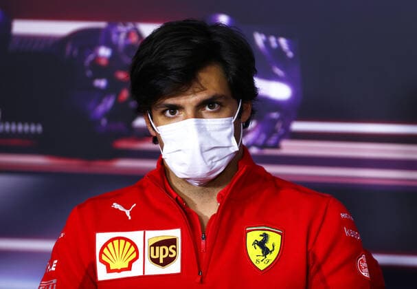 F1 Grand Prix of Austria 55 Carlos Sainz (ESP, Scuderia Ferrari Mission Winnow), F1 Grand Prix of Austria at Red Bull Ring on July 1, 2021 in Spielberg, Austria. (Photo by Dan Istitene Getty Images FIA Pool via HOCH ZWEI) Spielberg Red Bull Ring Austria Poolfoto HOCH ZWEI Pool Getty Images ,EDITORIAL USE ONLY