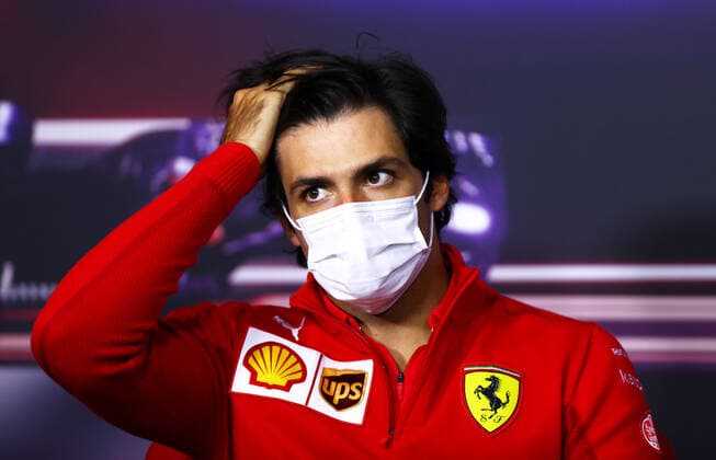 F1 Grand Prix of Austria 55 Carlos Sainz (ESP, Scuderia Ferrari Mission Winnow), F1 Grand Prix of Austria at Red Bull Ring on July 1, 2021 in Spielberg, Austria. (Photo by Dan Istitene Getty Images FIA Pool via HOCH ZWEI) Spielberg Red Bull Ring Austria Poolfoto HOCH ZWEI Pool Getty Images ,EDITORIAL USE ONLY