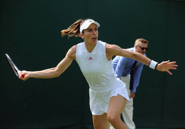 Tennis - 2021 All England Championship - Week One - Day Four (Thursday) - Wimbledon Andrea Petkovic v Barbora Krajcikova Andrea Petkovic of Germany 