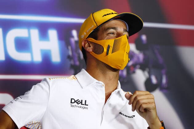 F1 Grand Prix of Austria 3 Daniel Ricciardo (AUS, McLaren F1 Team), F1 Grand Prix of Austria at Red Bull Ring on July 1, 2021 in Spielberg, Austria. (Photo by Clive Rose Getty Images FIA Pool via HOCH ZWEI) Spielberg Red Bull Ring Austria Poolfoto HOCH ZWEI Pool Getty Images ,EDITORIAL USE ONLY