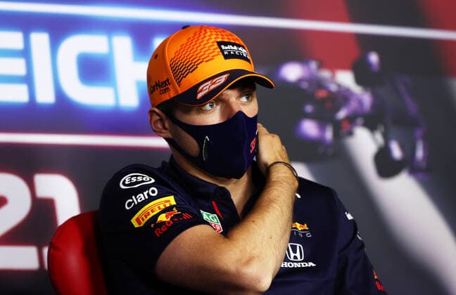 F1 Grand Prix of Austria 33 Max Verstappen (NED, Red Bull Racing), F1 Grand Prix of Austria at Red Bull Ring on July 1, 2021 in Spielberg, Austria. (Photo by Clive Rose Getty Images FIA Pool via HOCH ZWEI) Spielberg Red Bull Ring Austria Poolfoto HOCH ZWEI Pool Getty Images ,EDITORIAL USE ONLY