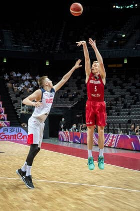 Basketball Split 01 07 2021 Olympic Qualification FIBA Olympic Qualifying Tournament 2020 Group Stage, Group A Russia RUS Germany GER Nils Giffey Germany, No 05