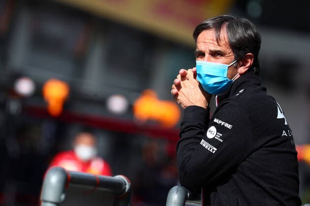 Formula 1 Austria Gran Prix 2021 Davide Brivio team principal of Alpine F1 Team looks on before the Formula 1 Gran Prix 2021 of Austria Spielberg Red Bull Ring Austria Copyright: xBasile syncx