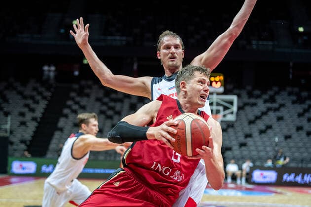 Basketball Split 01 07 2021 Olympic Qualification FIBA Olympic Qualifying Tournament 2020 Group Stage, Group A Russia RUS Germany GER Moritz Wagner Germany, No 13