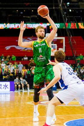KOWNO, ZALGIRIO ARENA 01.07.2021 KWALIFIKACJE OLIMPIJSKIE TOKYO 2020 FIBA OLYMPIC QUALIFYING TOURNAMENT 2020 KOREA - LITWA KOREA - LITHUANIA NZ DOMANTAS SABONIS (11) Pawel Pietranik NEWSPIX.pl --- Newspix.pl  PIETRANIK010721_099