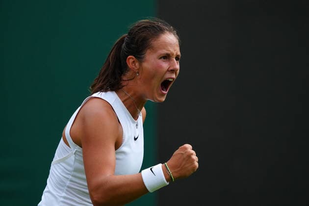 Mandatory Credit: Photo by Javier Garcia Shutterstock (12191440jf) Daria Kasatkina during her second round match Wimbledon Tennis Championships, Day 4, The All England Lawn Tennis and Croquet Club, London, UK - 01 Jul 2021 Wimbledon Tennis Championships, Day 4, The All England Lawn Tennis and Croquet Club, London, UK - 01 Jul 2021  Copyright: xJavierxGarcia Shutterstockx 12191440jf