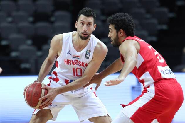 Basketball, Olympic qualifying, Croatia - Tunisia