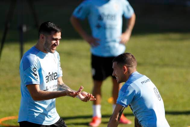 Football, Copa America, Uruguay National Team Training