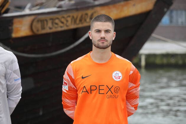 01 07 2021 2 Bundesliga 2021 2022 team and individual photo FC Hansa Rostock goalkeeper Luis Klatte Rostock 01 07 2021 2 Bundesliga 2021 2022 team and individual photo FC Hansa Rostock Rostock Copyright: xAndyxBuenning xEibner-Pressefotox EP_abg