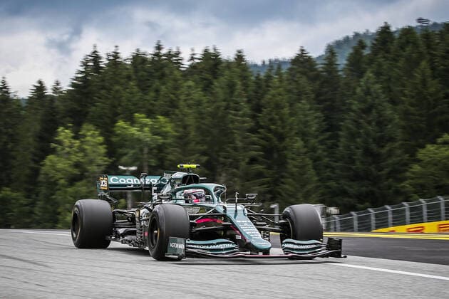 FORMULA 1 - GP of Austria 2021 SPIELBERG,AUSTRIA,02.JUL.21 - MOTORSPORTS, FORMULA 1 - Grand Prix of Austria, Red Bull Ring, free practice. Image shows Sebastian Vettel (GER Aston Martin).  GEPAxpictures xManfredxBinder