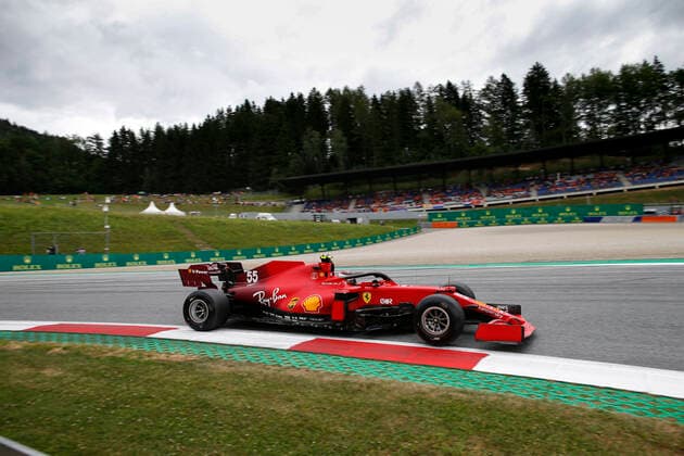 55 Carlos Sainz ESP, Scuderia Ferrari Mission Winnow , F1 Grand Prix of Austria at Red Bull Ring on July 2, 2021 in Spielberg, Austria Photo by HOCH ZWEI Spielberg Austria