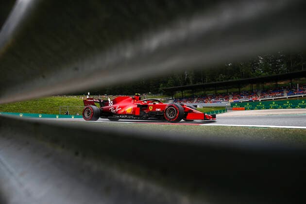 55 Carlos Sainz ESP, Scuderia Ferrari Mission Winnow , F1 Grand Prix of Austria at Red Bull Ring on July 2, 2021 in Spielberg, Austria Photo by HOCH ZWEI Spielberg Austria