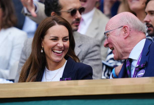 Tennis, Wimbledon, Day 5, Duchess Kate in the stands