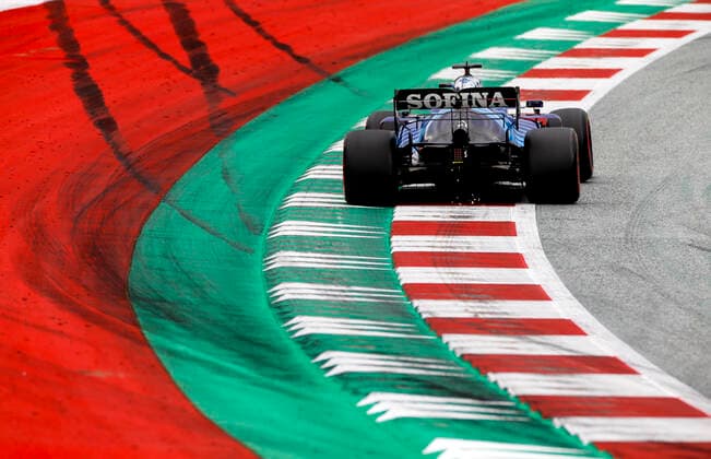63 George Russell GBR, Williams Racing , F1 Grand Prix of Austria at Red Bull Ring on July 2, 2021 in Spielberg, Austria Photo by HOCH ZWEI Spielberg Austria