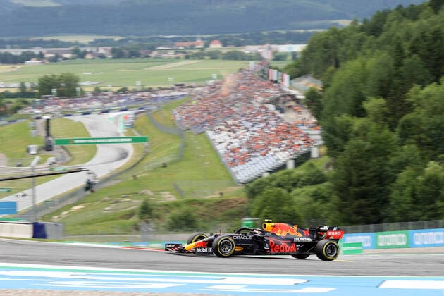 FORMULA 1 - GP of Austria 2021 SPIELBERG,AUSTRIA,02.JUL.21 - MOTORSPORTS, FORMULA 1 - Grand Prix of Austria, Red Bull Ring, free practice. Image shows Sergio Perez (MEX Red Bull Racing).  GEPAxpictures xChristianxWalgram