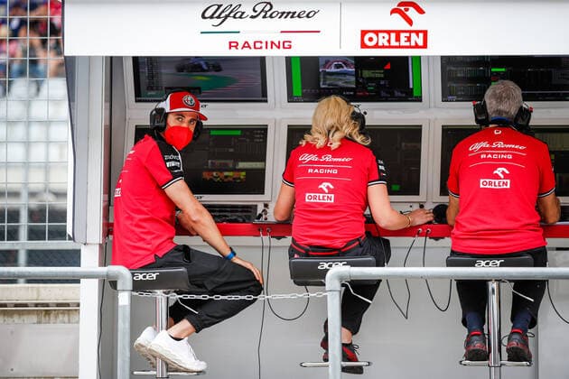 GIOVINAZZI Antonio (ita), Alfa Romeo Racing ORLEN C41, portrait during the Formula 1 Grosser Preis Von Osterreich 2021, 2021 Austrian Grand Prix, 9th round of the 2021 FIA Formula One World Championship, WM, Weltmeisterschaft from July 2 to 4, 2021 on the Red Bull Ring, in Spielberg, Austria FORMULE 1 : Grand prix d Autriche - Essais - Spielberg - 02 07 2021 DPPI Panoramic  20210702_GOODEN__GDN0681