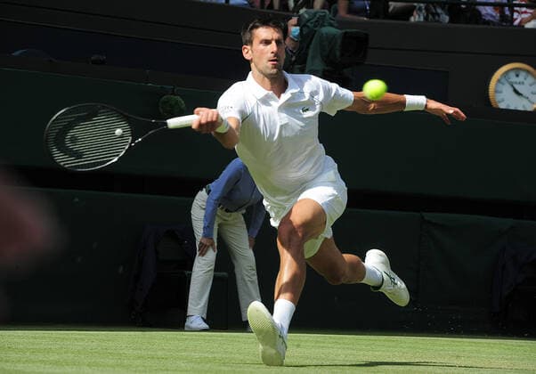 Tennis - 2021 All England Championships - Week One - Day Five (Friday) - Wimbledon Novak Djokovic v Denis Kudla Novak Djokovic 