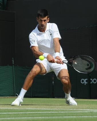 Tennis - 2021 All England Championships - Week One - Day Five (Friday) - Wimbledon Novak Djokovic v Denis Kudla Novak Djokovic 