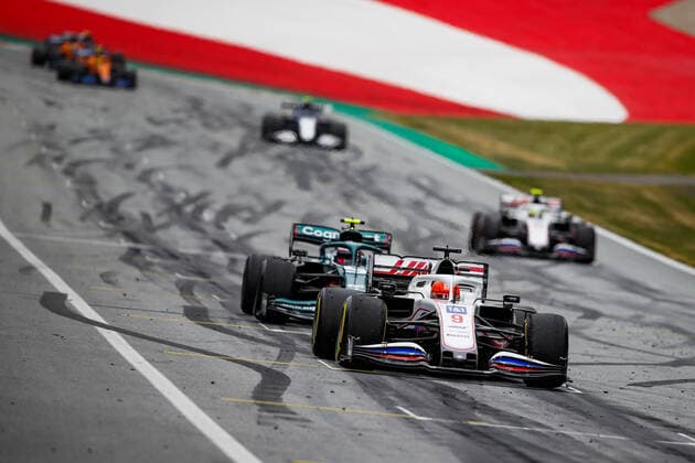 09 MAZEPIN Nikita (rus), Haas F1 Team VF-21 Ferrari, action during the Formula 1 Grosser Preis Von Osterreich 2021, 2021 Austrian Grand Prix, 9th round of the 2021 FIA Formula One World Championship, WM, Weltmeisterschaft from July 2 to 4, 2021 on the Red Bull Ring, in Spielberg, Austria - FORMULE 1 : Grand prix d Autriche - Essais - Spielberg - 02 07 2021 DPPI Panoramic  20210702_GOODEN__GO01052