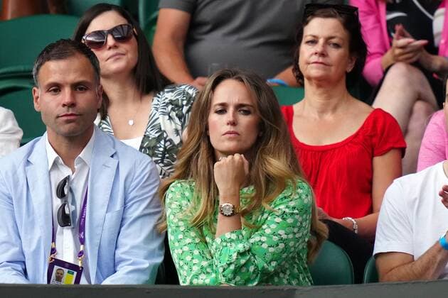 Mandatory Credit: Photo by Shutterstock (12193045if) Kim Murray on Centre Court Wimbledon Tennis Championships, Day 5, The All England Lawn Tennis and Croquet Club, London, UK - 02 Jul 2021 Wimbledon Tennis Championships, Day 5, The All England Lawn Tennis and Croquet Club, London, UK - 02 Jul 2021  Copyright: xShutterstockx 12193045if