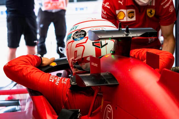 F1 Grand Prix of Austria 16 Charles Leclerc (MON, Scuderia Ferrari Mission Winnow), F1 Grand Prix of Austria at Red Bull Ring on July 2, 2021 in Spielberg, Austria. (Photo by COLOMBO IMAGES FIA Pool via HOCH ZWEI) Spielberg Austria Poolfoto HOCH ZWEI Pool COLOMBO IMAGES ,EDITORIAL USE ONLY
