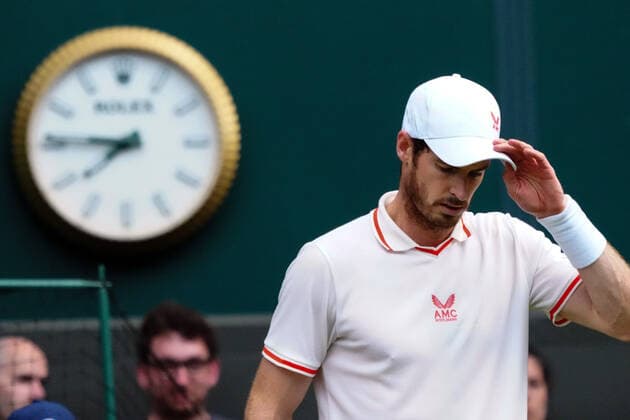 Mandatory Credit: Photo by Javier Garcia Shutterstock (12193040jg) Andy Murray during his third round match Wimbledon Tennis Championships, Day 5, The All England Lawn Tennis and Croquet Club, London, UK - 02 Jul 2021 Wimbledon Tennis Championships, Day 5, The All England Lawn Tennis and Croquet Club, London, UK - 02 Jul 2021  Copyright: xJavierxGarcia Shutterstockx 12193040jg