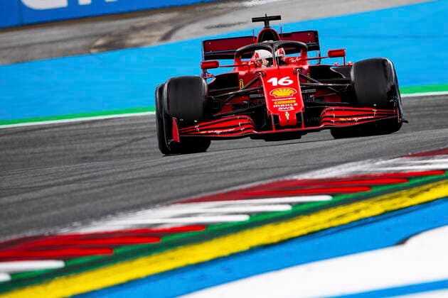 16 Charles Leclerc MON, Scuderia Ferrari Mission Winnow , F1 Grand Prix of Austria at Red Bull Ring on July 2, 2021 in Spielberg, Austria Photo by HOCH ZWEI Spielberg Austria