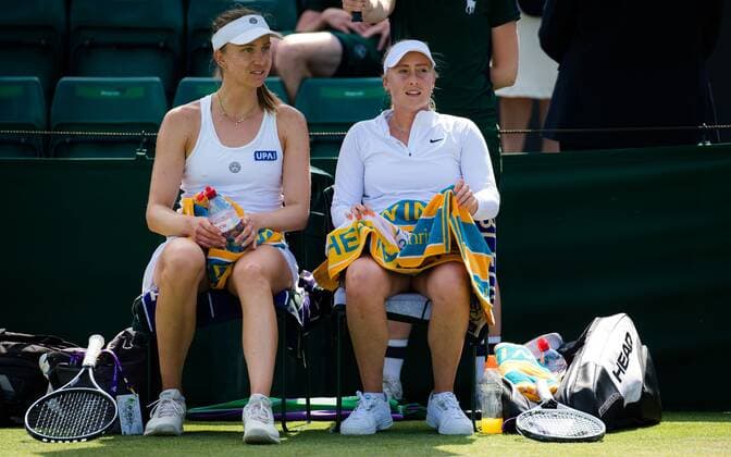Mandatory Credit: Photo by Rob Prange Shutterstock (12193043eu) Mona Barthel & Julia Wachaczyk of Germany playing doubles at the 2021 Wimbledon Championships Grand Slam tennis tournament Wimbledon Tennis Championships, Day 5, The All England Lawn Tennis and Croquet Club, London, UK - 02 Jul 2021 Wimbledon Tennis Championships, Day 5, The All England Lawn Tennis and Croquet Club, London, UK - 02 Jul 2021  Copyright: xRobxPrange Shutterstockx 12193043eu